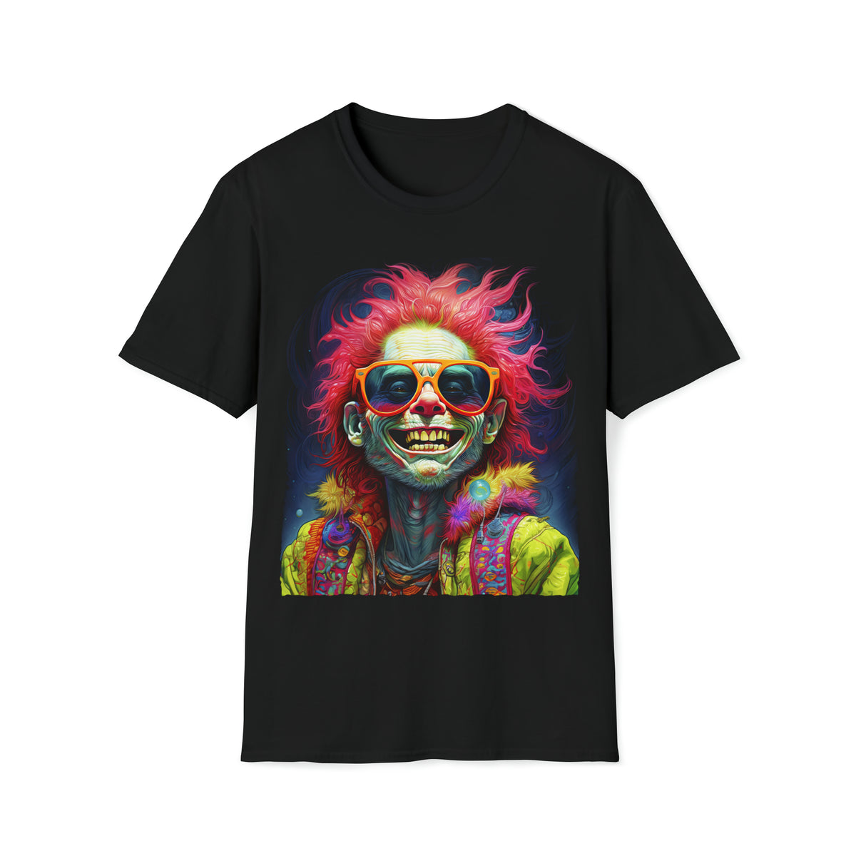 Hippy Goblin Halloween Graphic T-Shirt