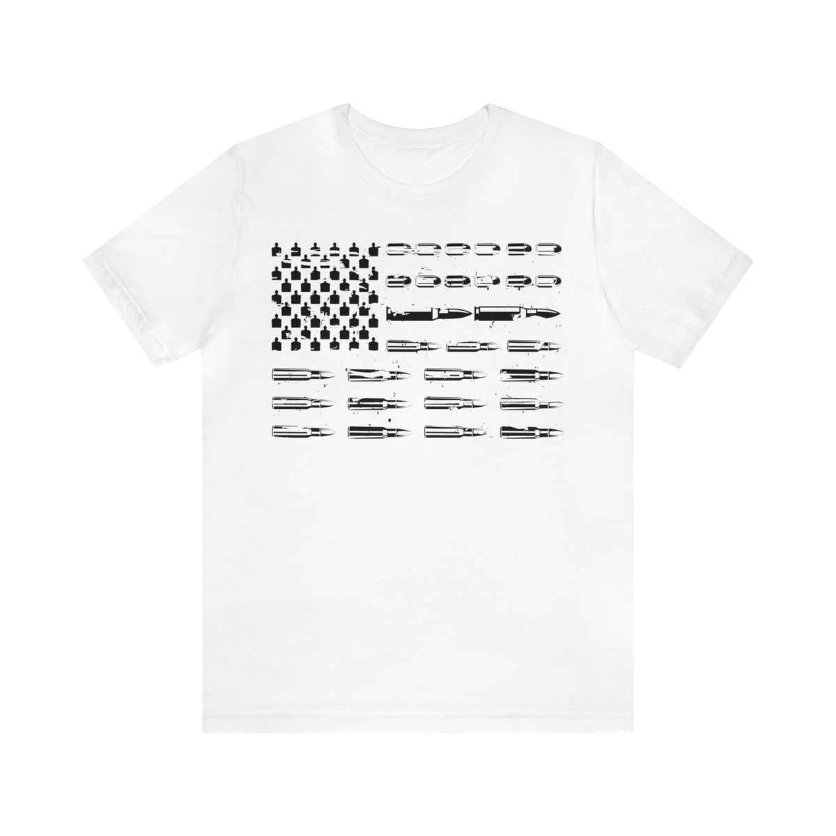 American Flag Bullets Graphic T-Shirt
