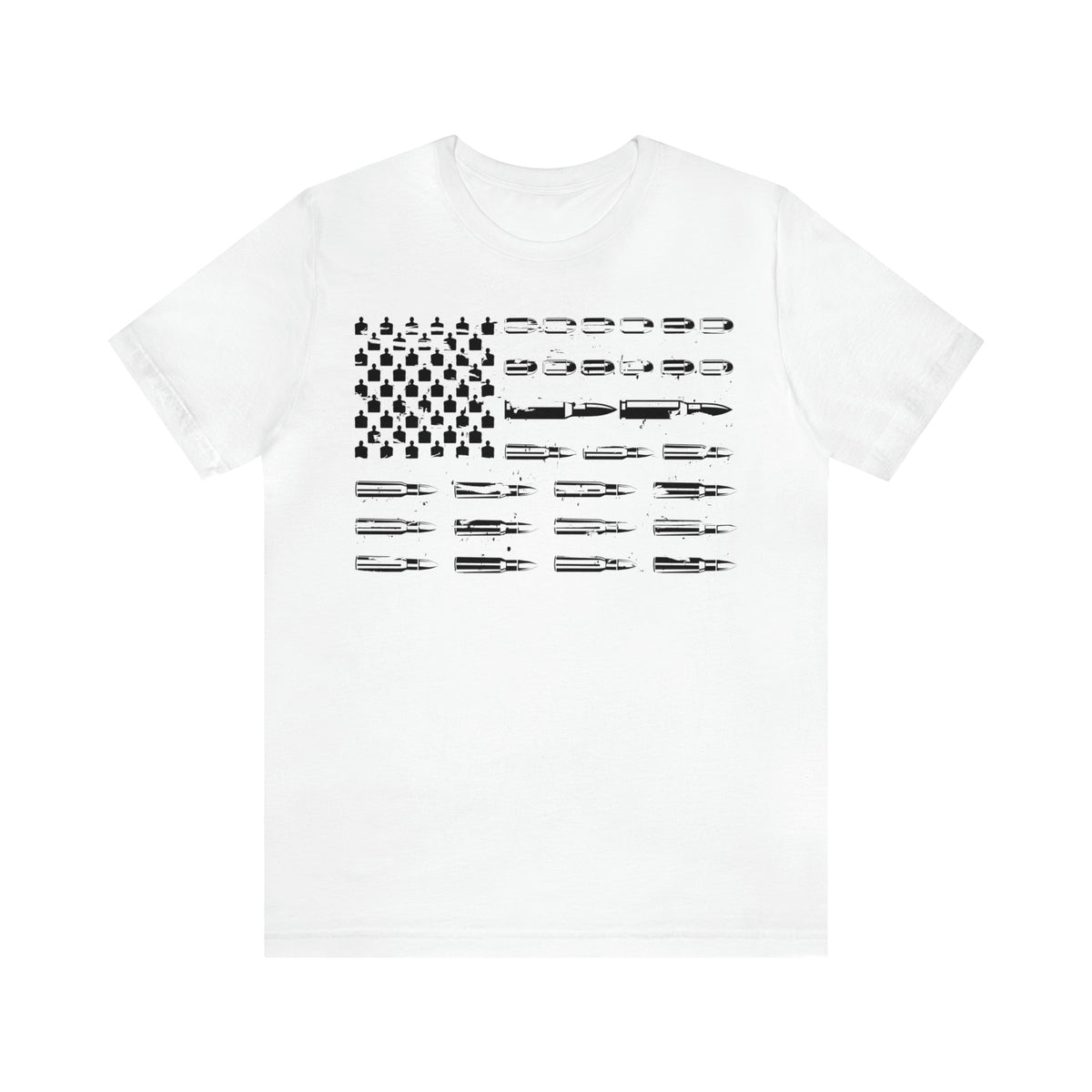 American Flag Bullets Graphic T-Shirt