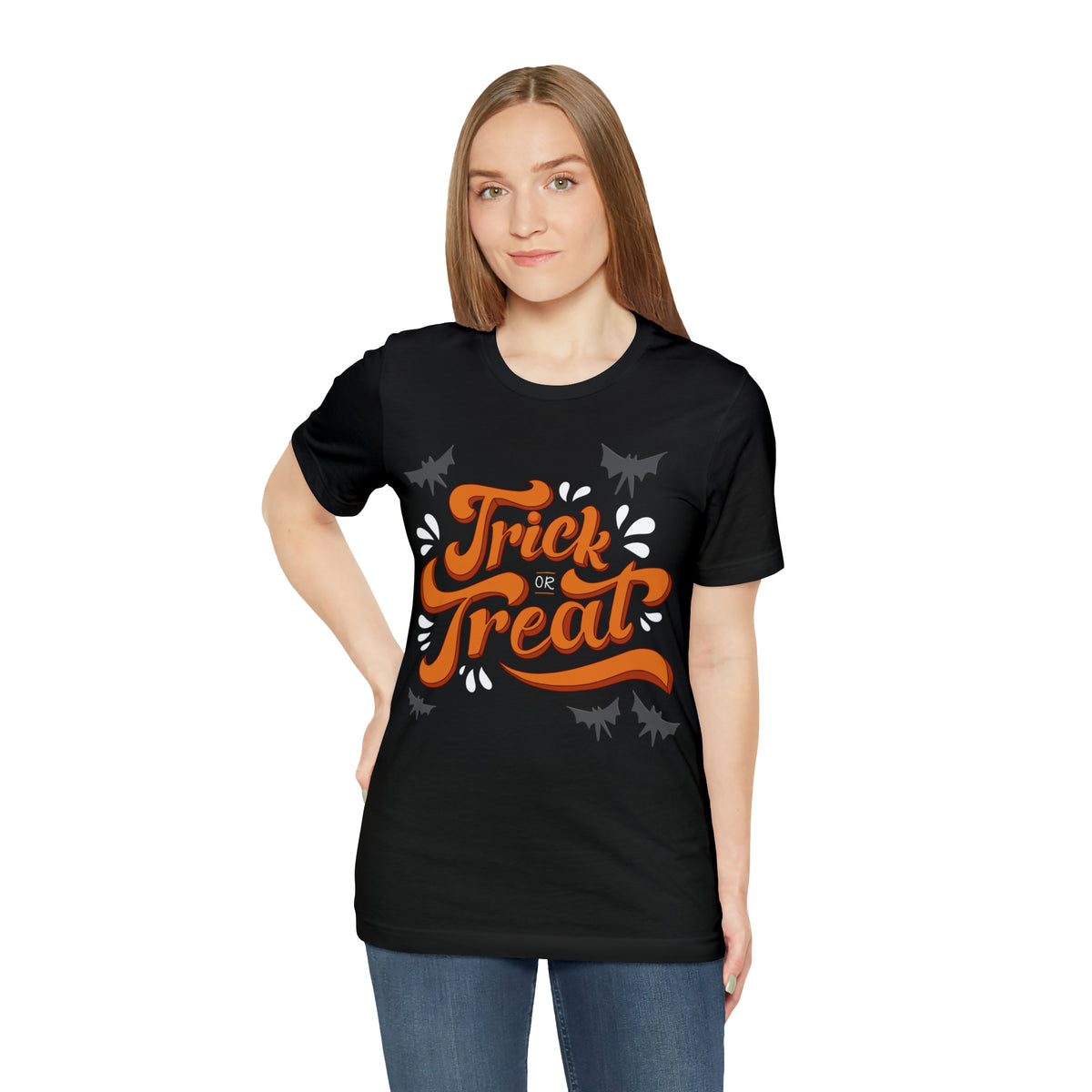 Spooktacular &#39;Trick or Treat&#39; Halloween Graphic T-Shirt