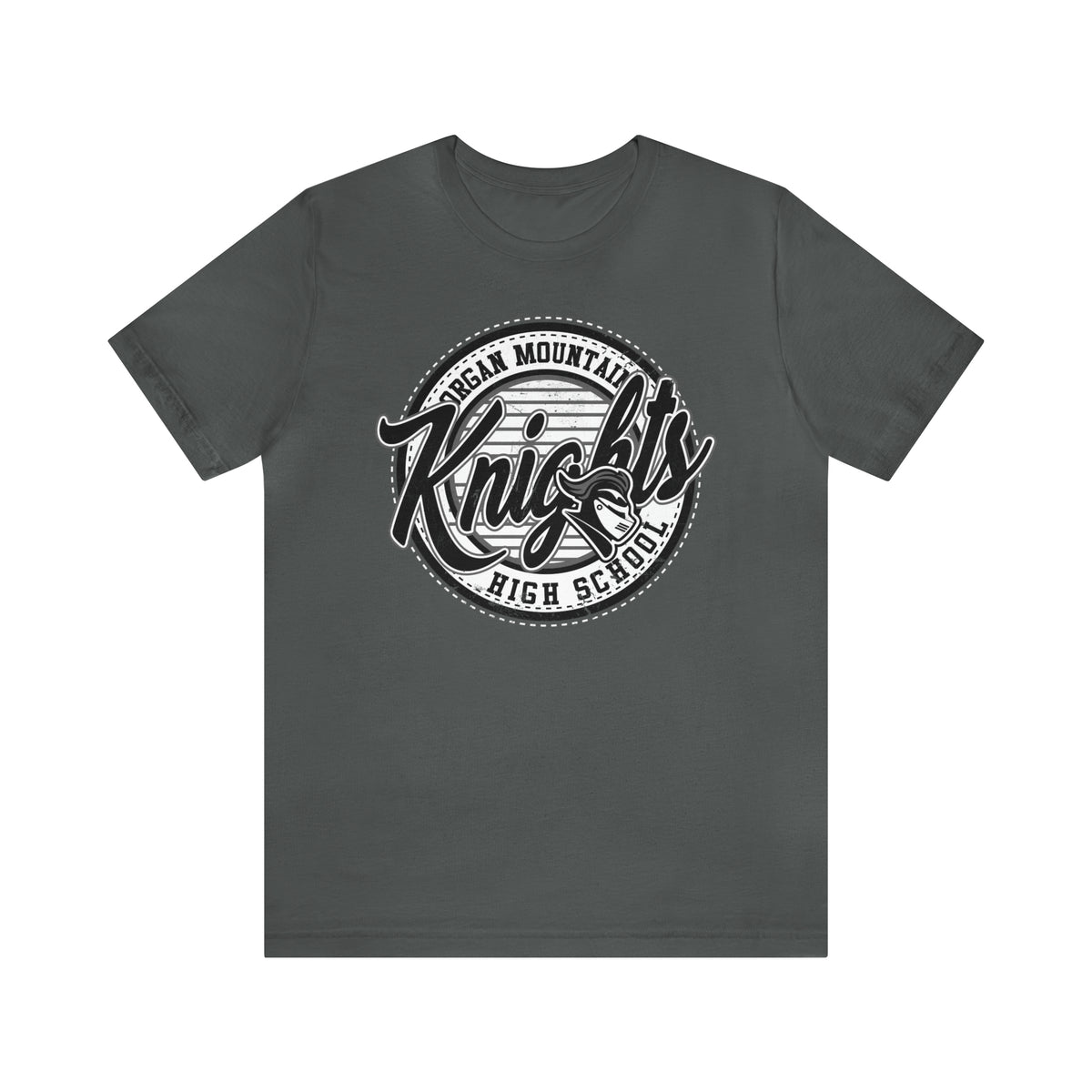 Organ Mountain High School Knights Distressed Logo T-Shirt