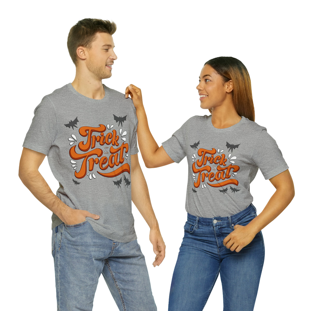 Spooktacular &#39;Trick or Treat&#39; Halloween Graphic T-Shirt