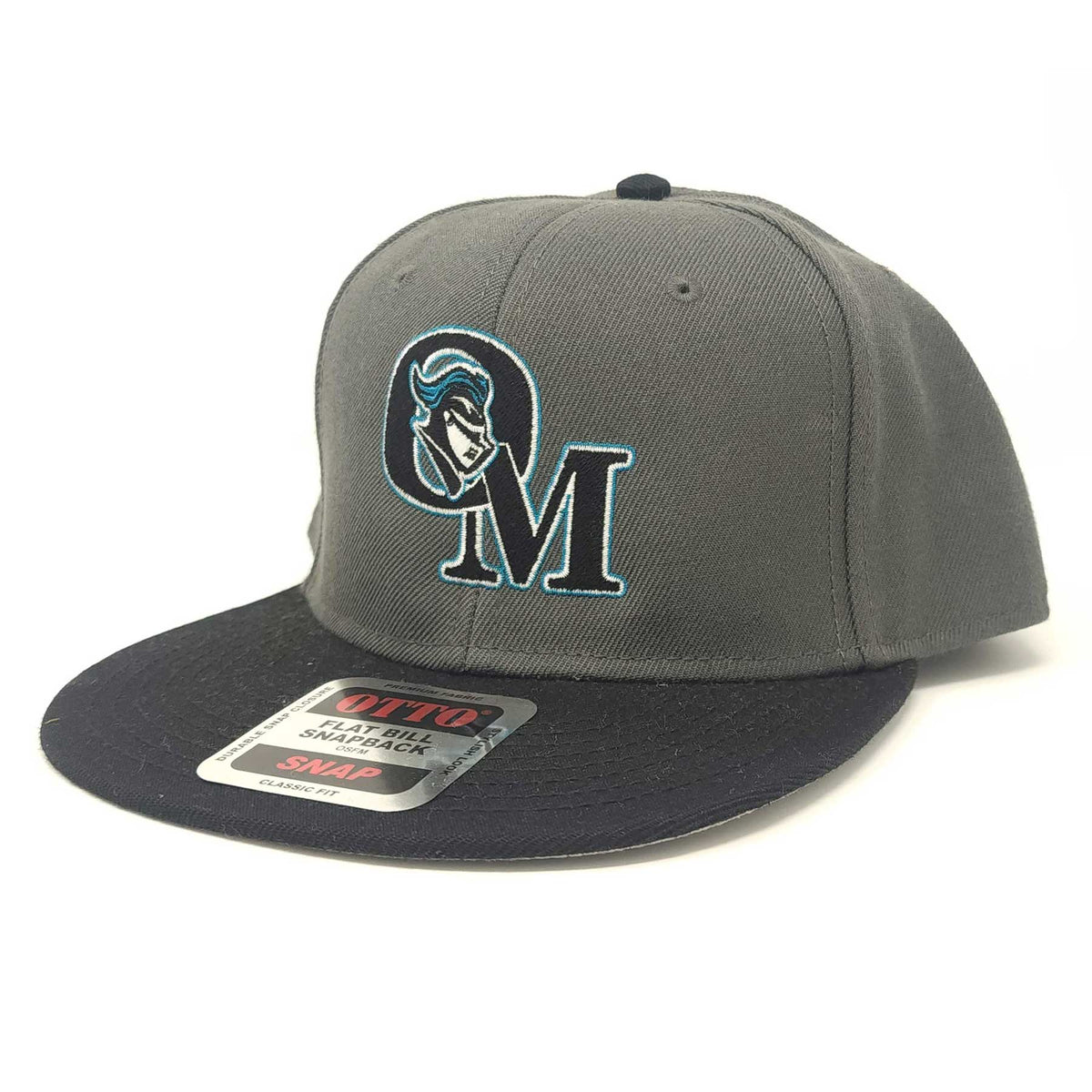 Organ Mountain High School Flat Bill Snapback with Teal Logo