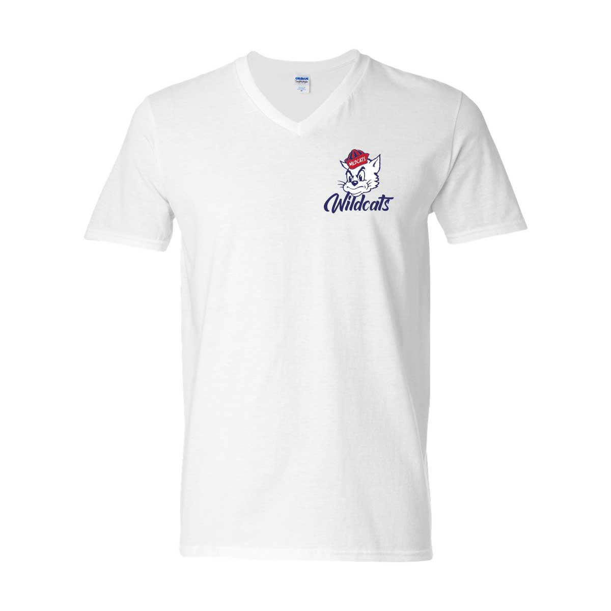 Deming Wildcats Cotton V-Neck T-Shirt