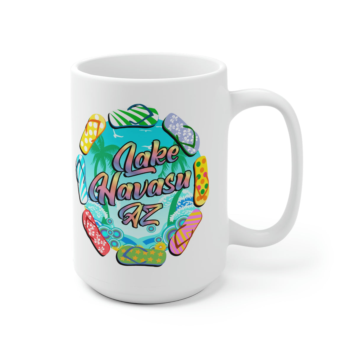 Lake Havasu City Flip-Flops Coffee Mug