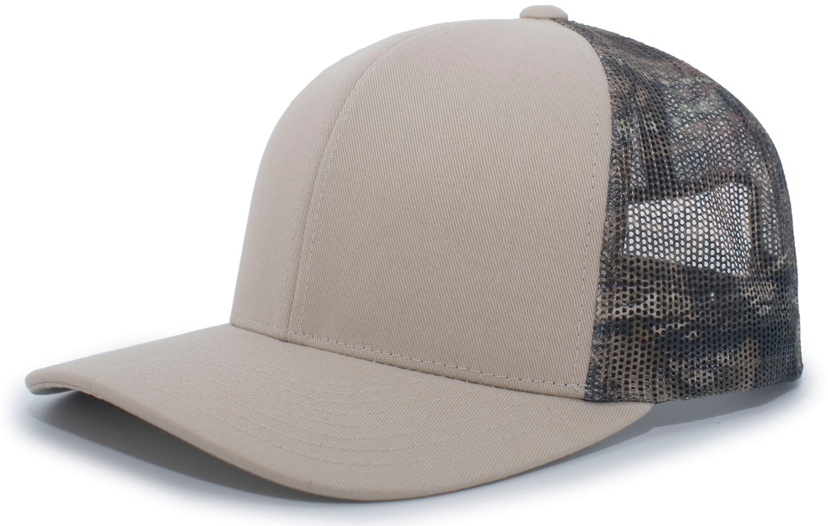 Pacific 108C Camo Snapback Trucker Cap