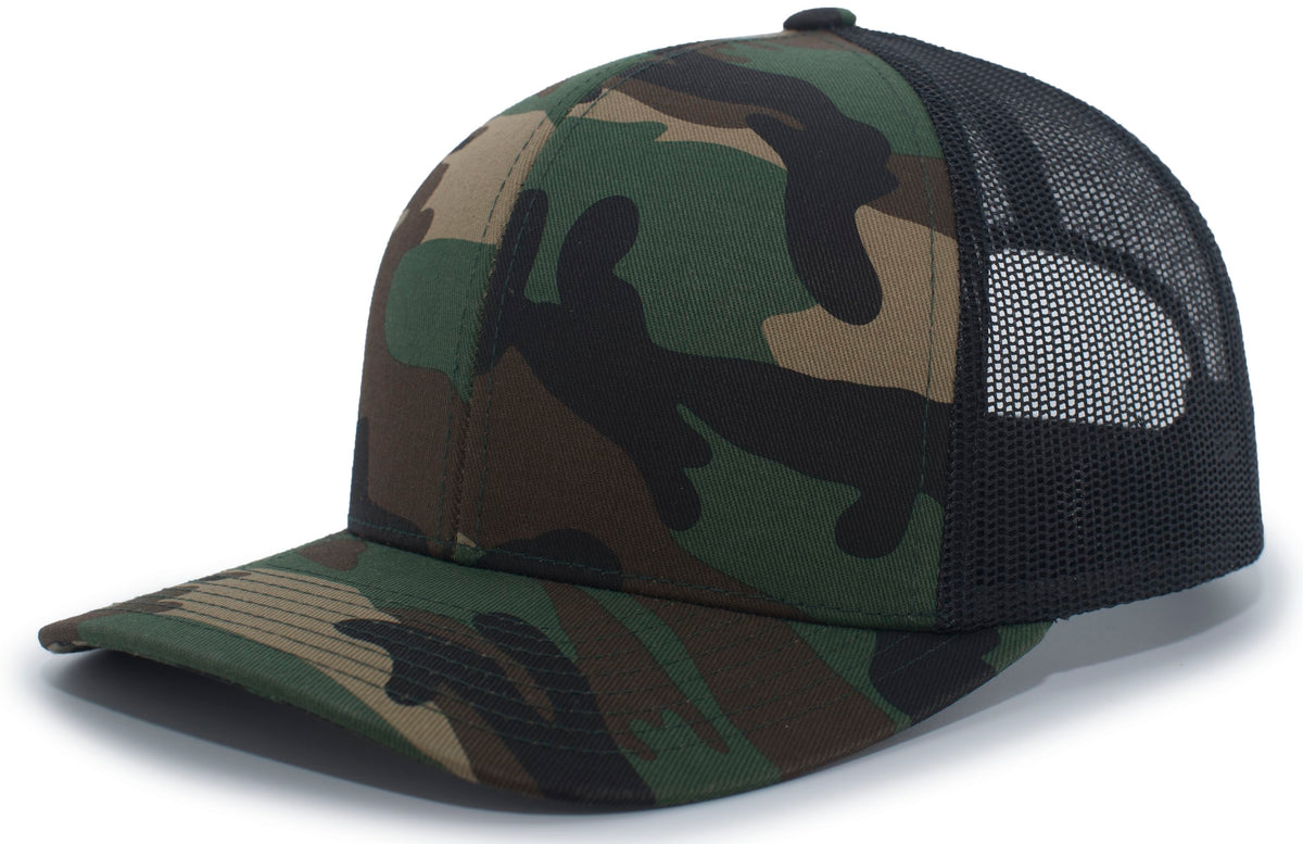 Pacific 108C Camo Snapback Trucker Cap