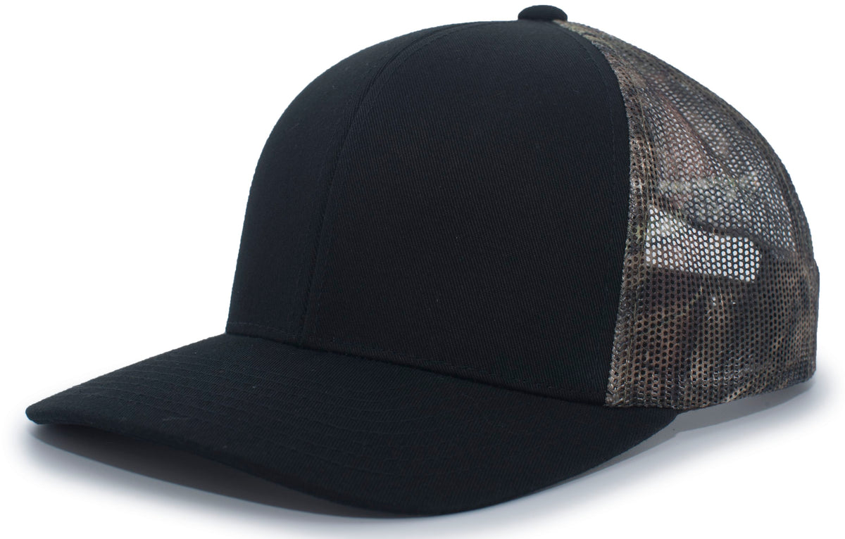 Pacific 108C Camo Snapback Trucker Cap