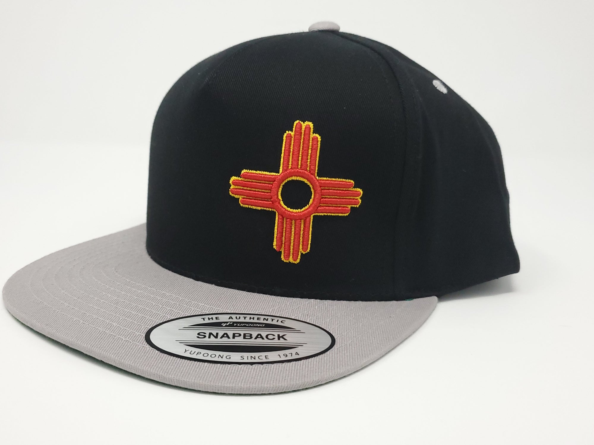 Zia Embroidered Flat Bill Snapback - Ragged Apparel Screen Printing and Signs - www.nmshirts.com