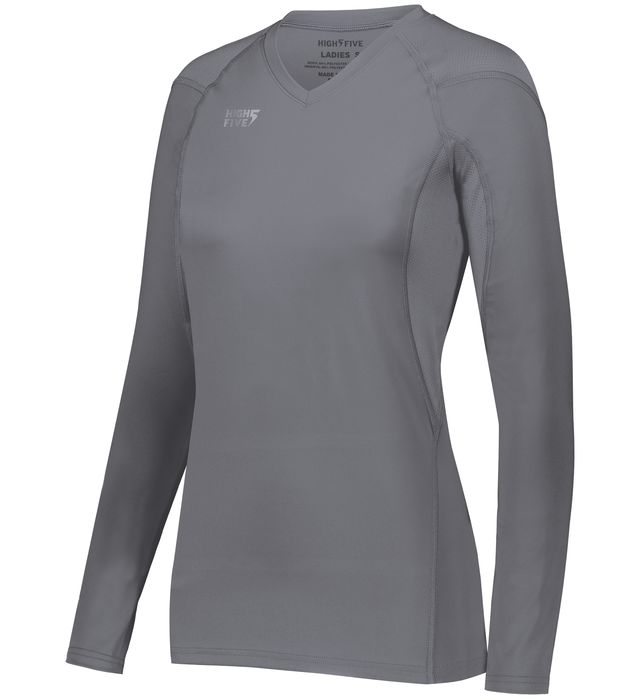 High Five 342212 Ladies TruHit  Long Sleeve Volleyball Jersey