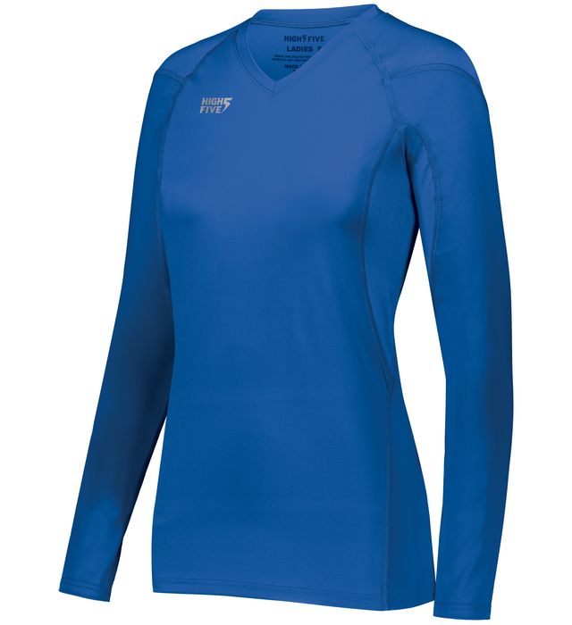 High Five 342212 Ladies TruHit  Long Sleeve Volleyball Jersey