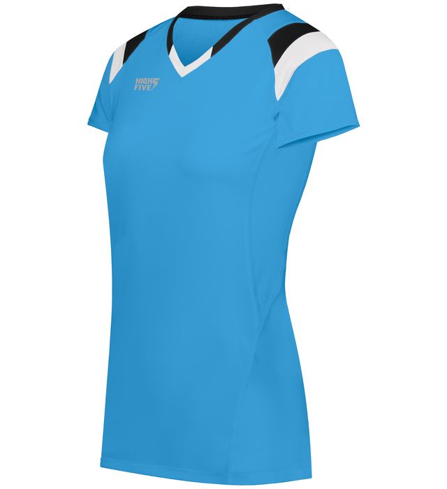 High Five 342252 Ladies TruHit Tri-Color Short Sleeve Volleyball Jersey
