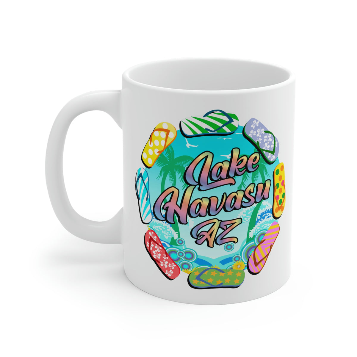 Lake Havasu City Flip-Flops Coffee Mug