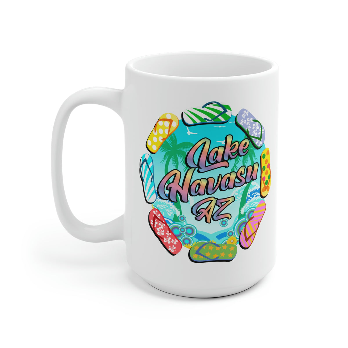 Lake Havasu City Flip-Flops Coffee Mug