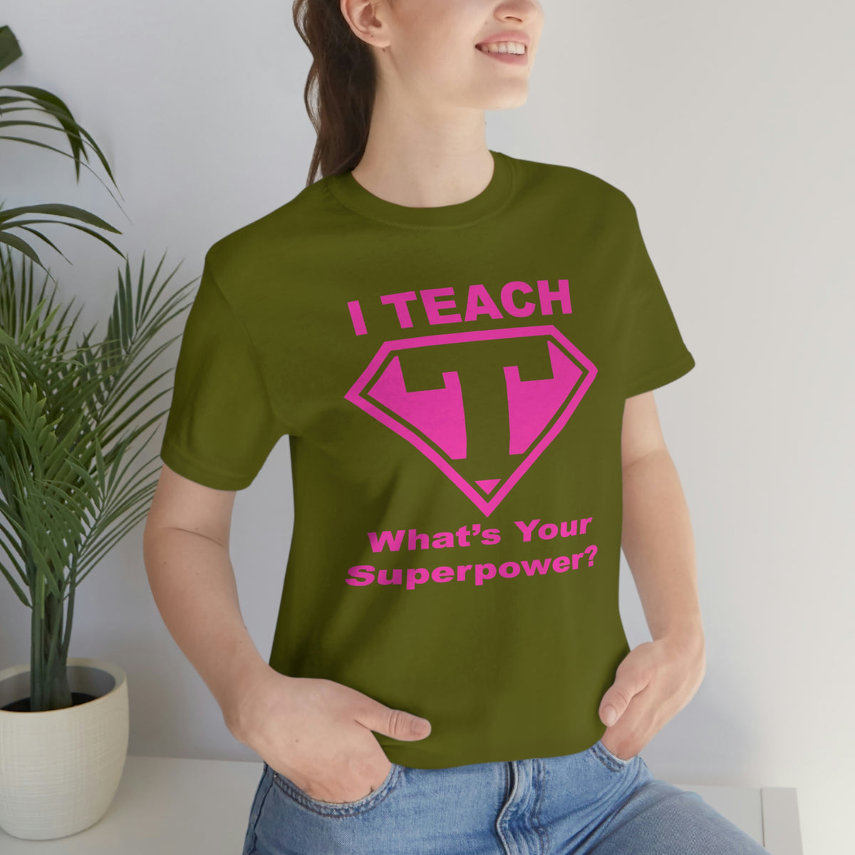 I Teach Whats Your Superpower T-Shirt/Teacher Shirts/Teacher Gifts/Teaching Gifts/Teacher Gifts/Teacher Presents/Teachers/Teacher Tee