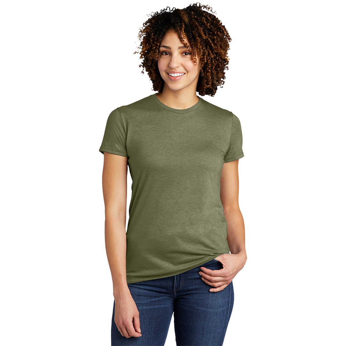 Allmade AL2008 Women&#39;s Ultra Premium Eco Sustainable Tri-blend T-Shirt