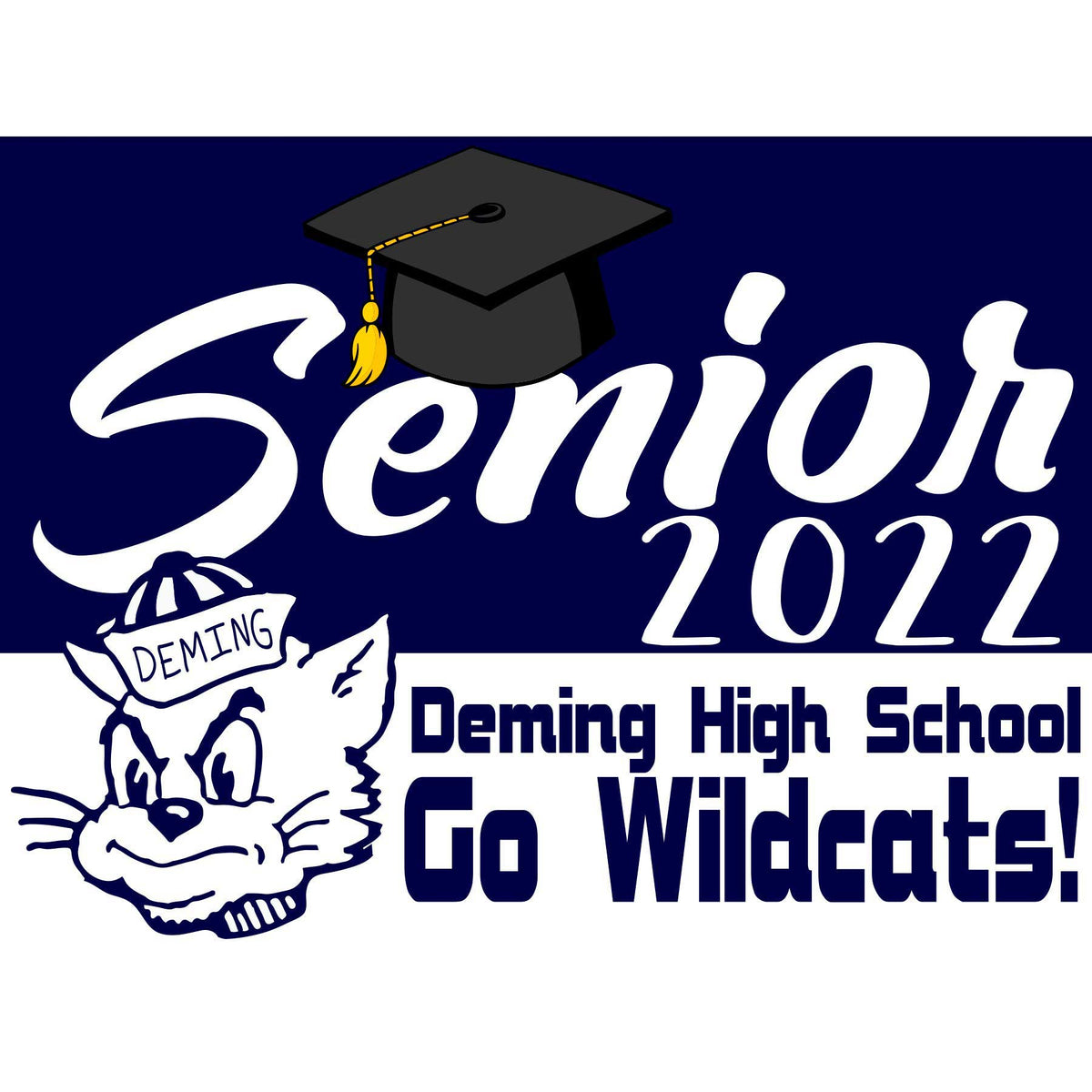 Deming High School Senior Yard Sign