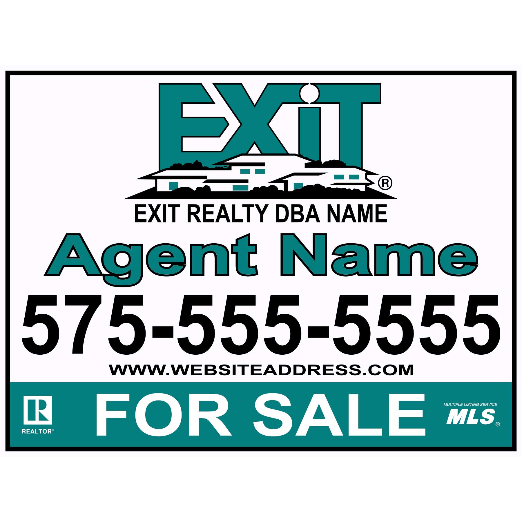 Exit Realty Yard Sign EX-0001