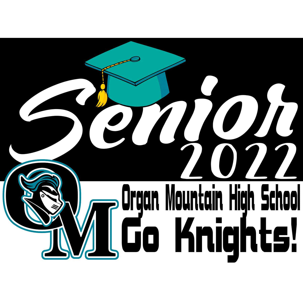 Organ Mountain High School Senior Yard Sign