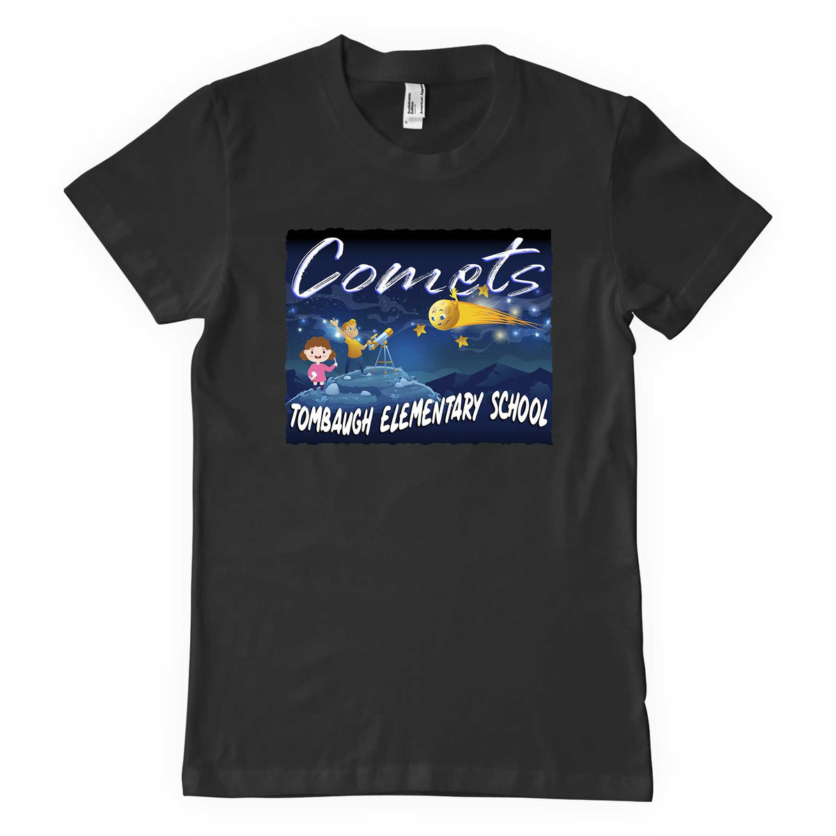Tombaugh Comets Night Sky T-Shirt