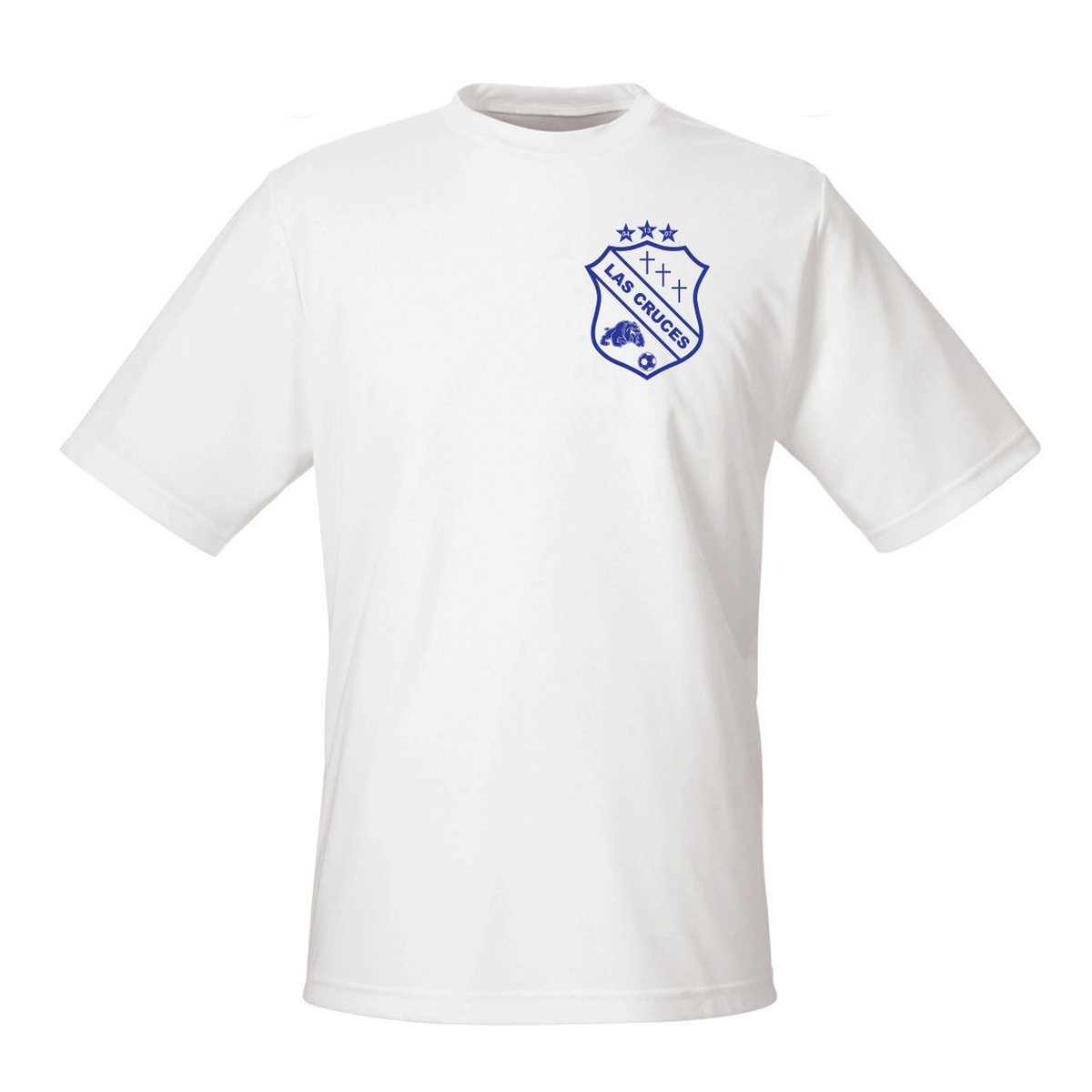 LCHS Boys Soccer White Short Sleeve Dryfit T-Shirt