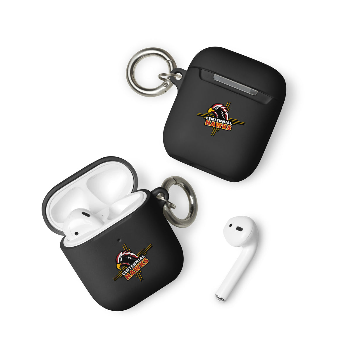 Centennial High School Hawks Logo AirPods and AirPods Pro Protective Case