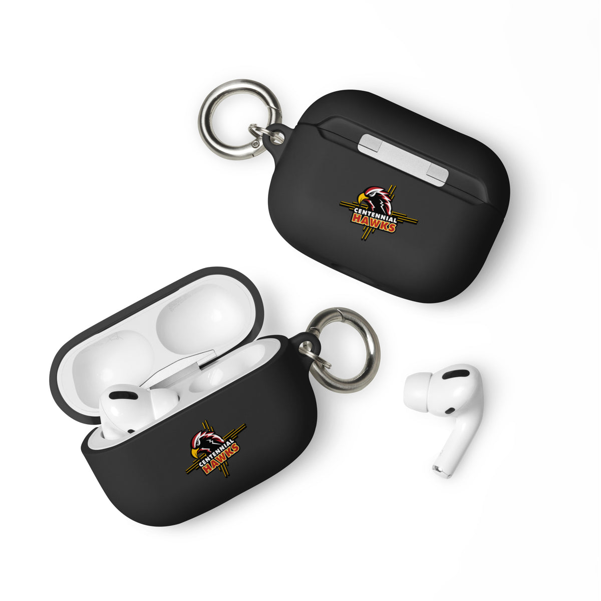 Centennial High School Hawks Logo AirPods and AirPods Pro Protective Case