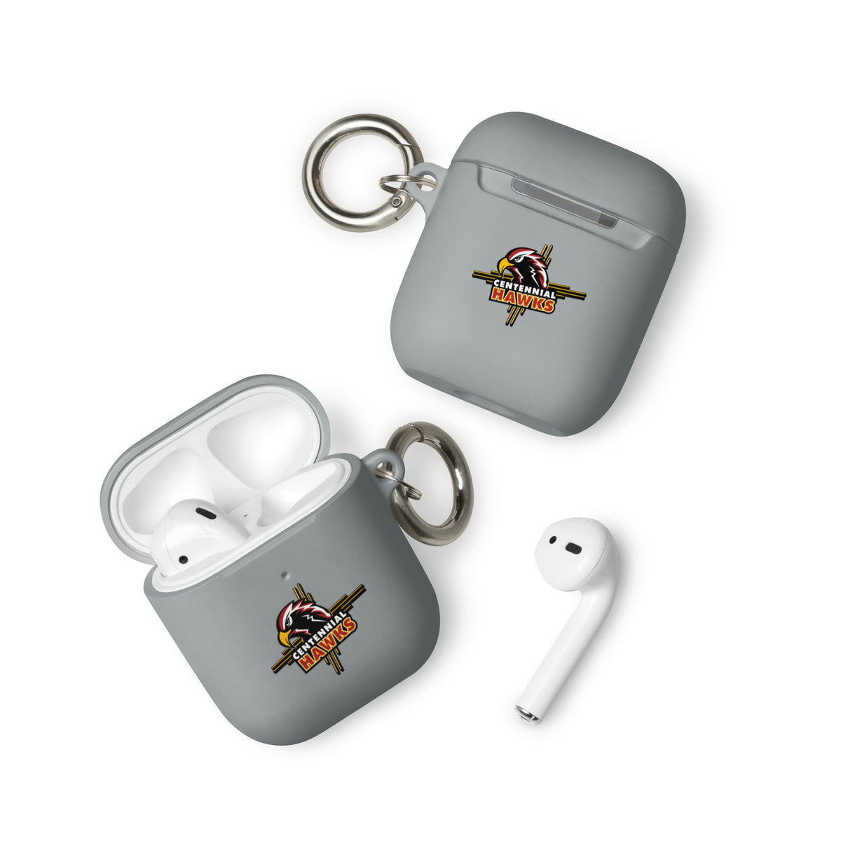 Centennial High School Hawks Logo AirPods and AirPods Pro Protective Case