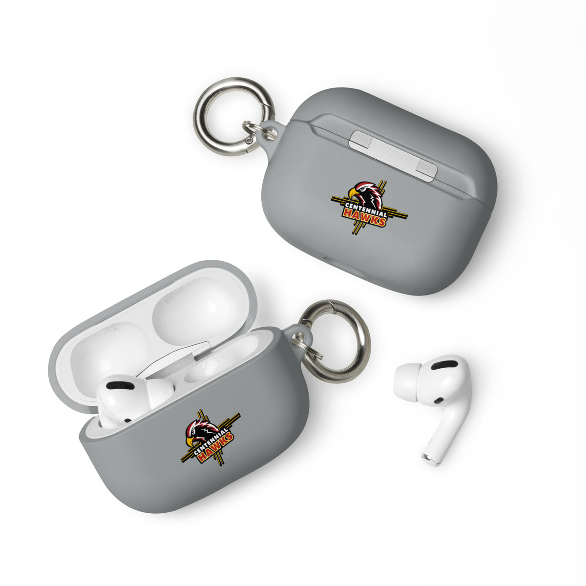 Centennial High School Hawks Logo AirPods and AirPods Pro Protective Case