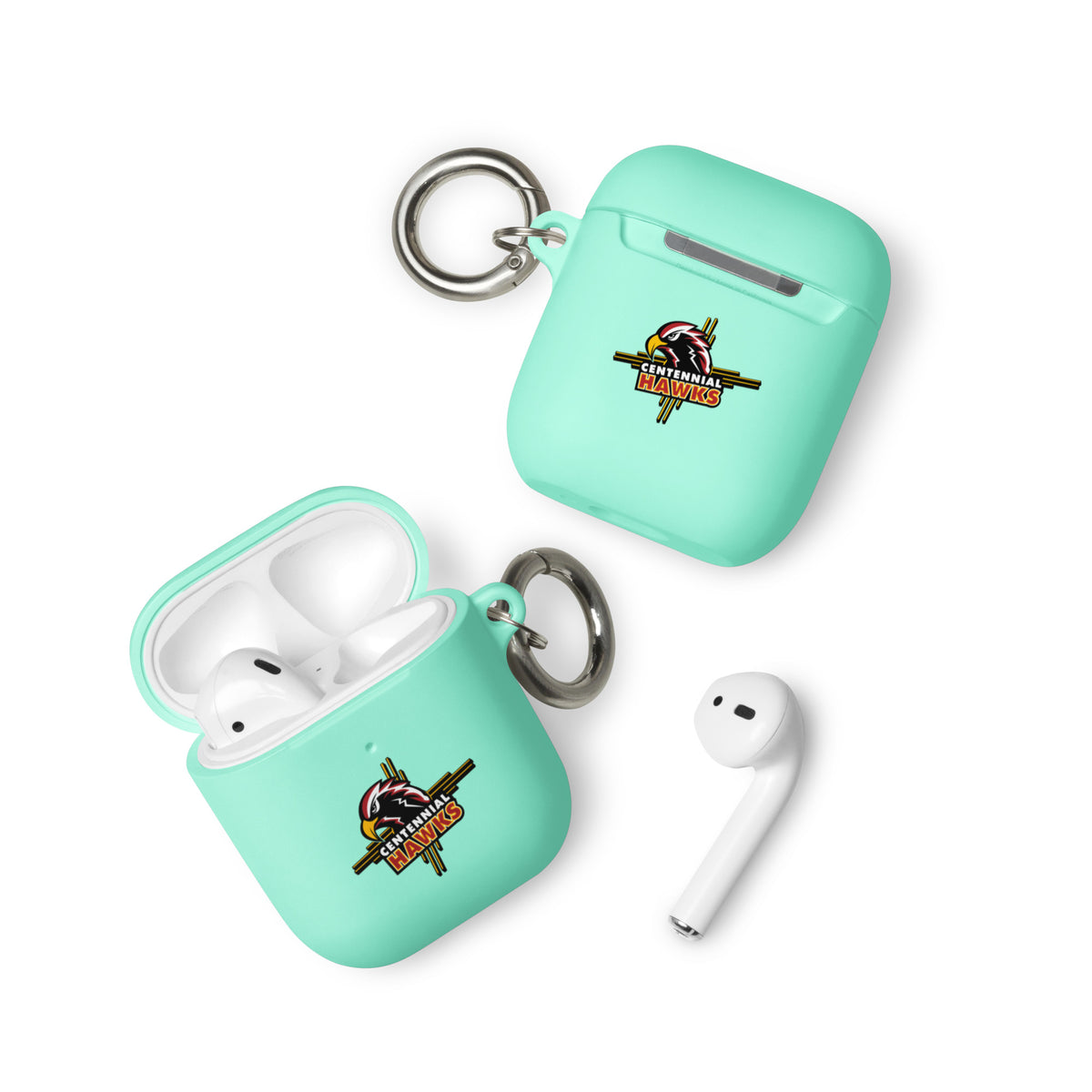 Centennial High School Hawks Logo AirPods and AirPods Pro Protective Case