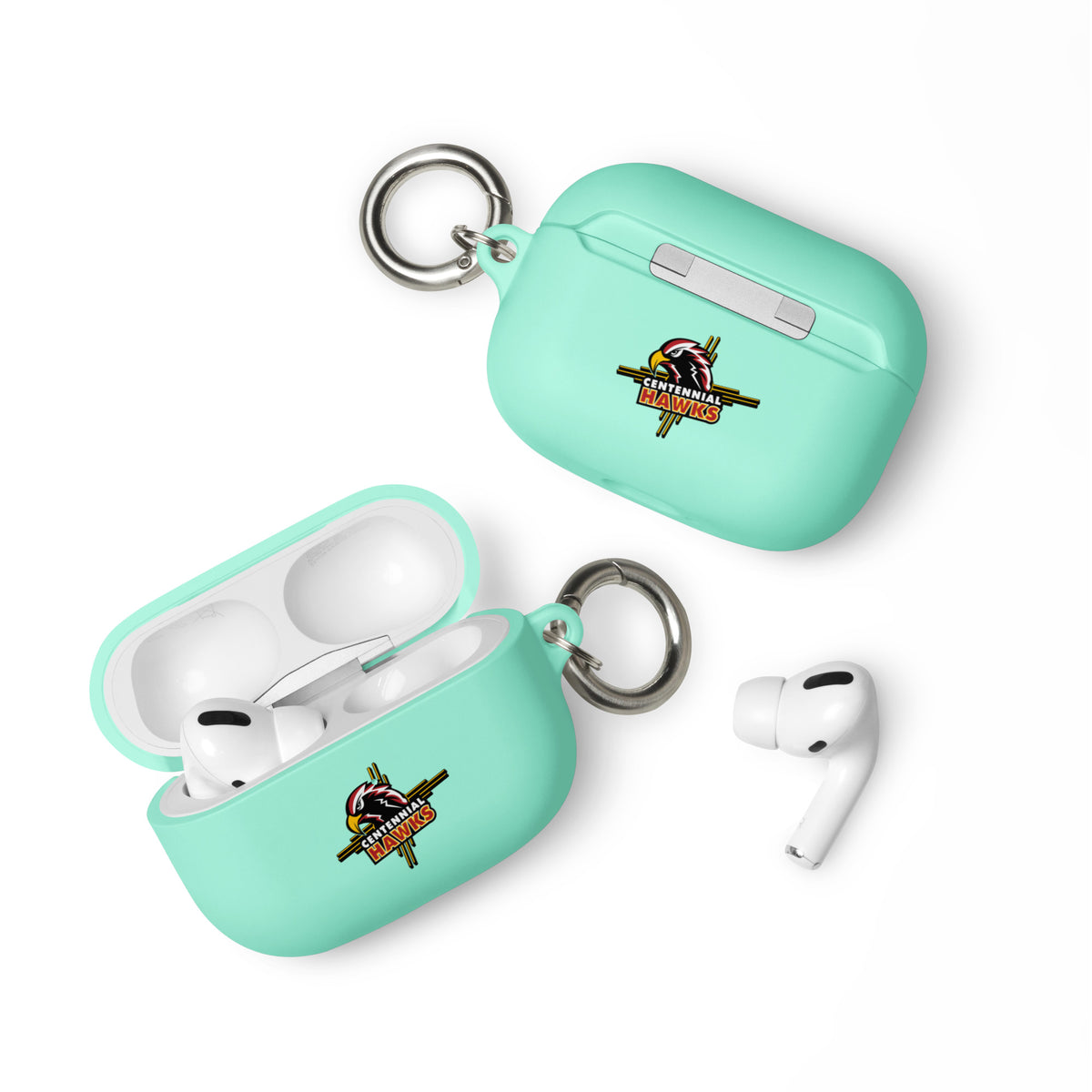 Centennial High School Hawks Logo AirPods and AirPods Pro Protective Case