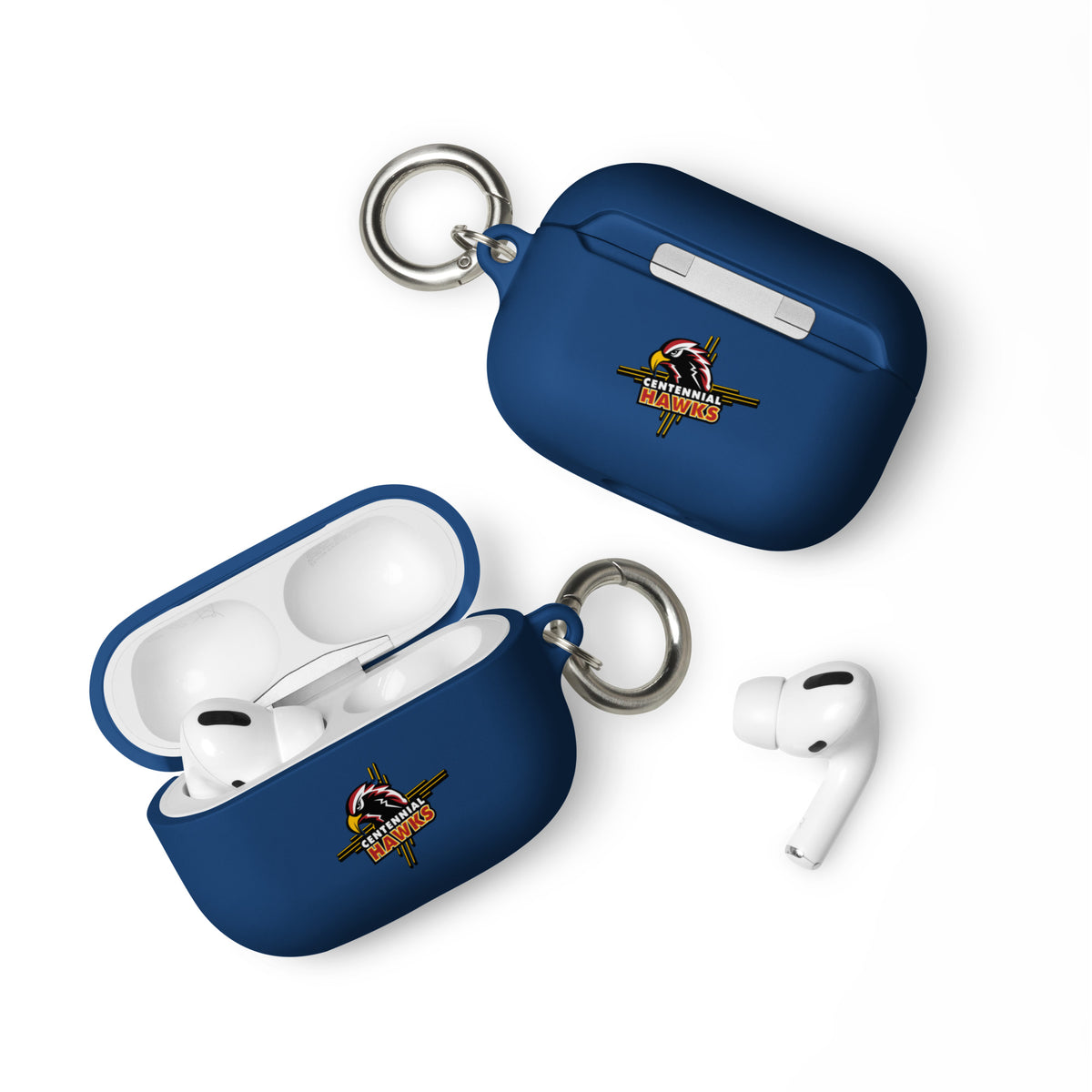 Centennial High School Hawks Logo AirPods and AirPods Pro Protective Case
