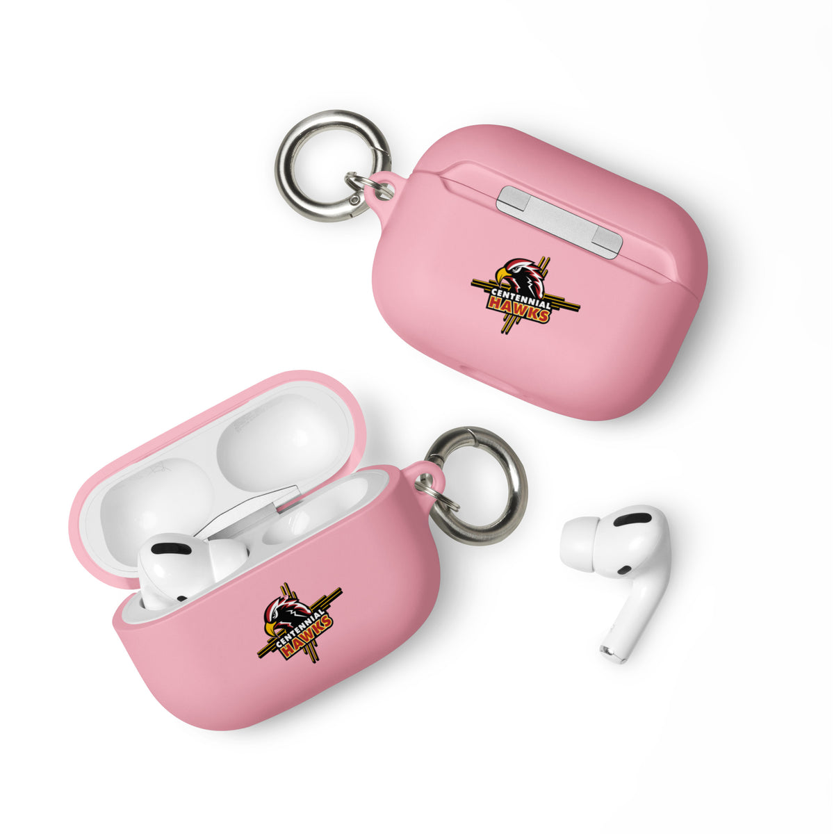 Centennial High School Hawks Logo AirPods and AirPods Pro Protective Case