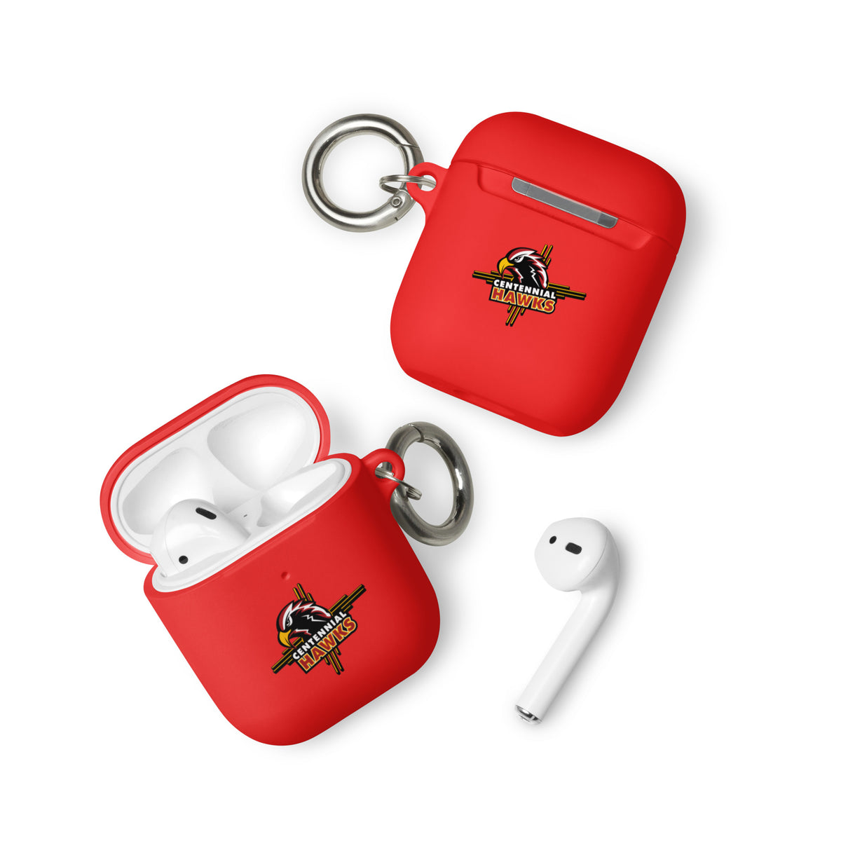 Centennial High School Hawks Logo AirPods and AirPods Pro Protective Case