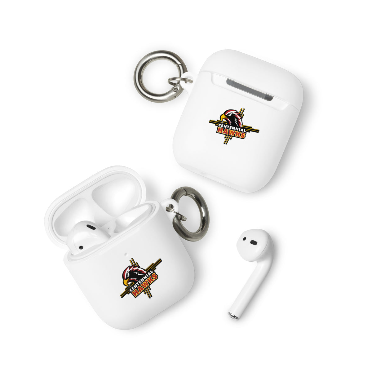 Centennial High School Hawks Logo AirPods and AirPods Pro Protective Case
