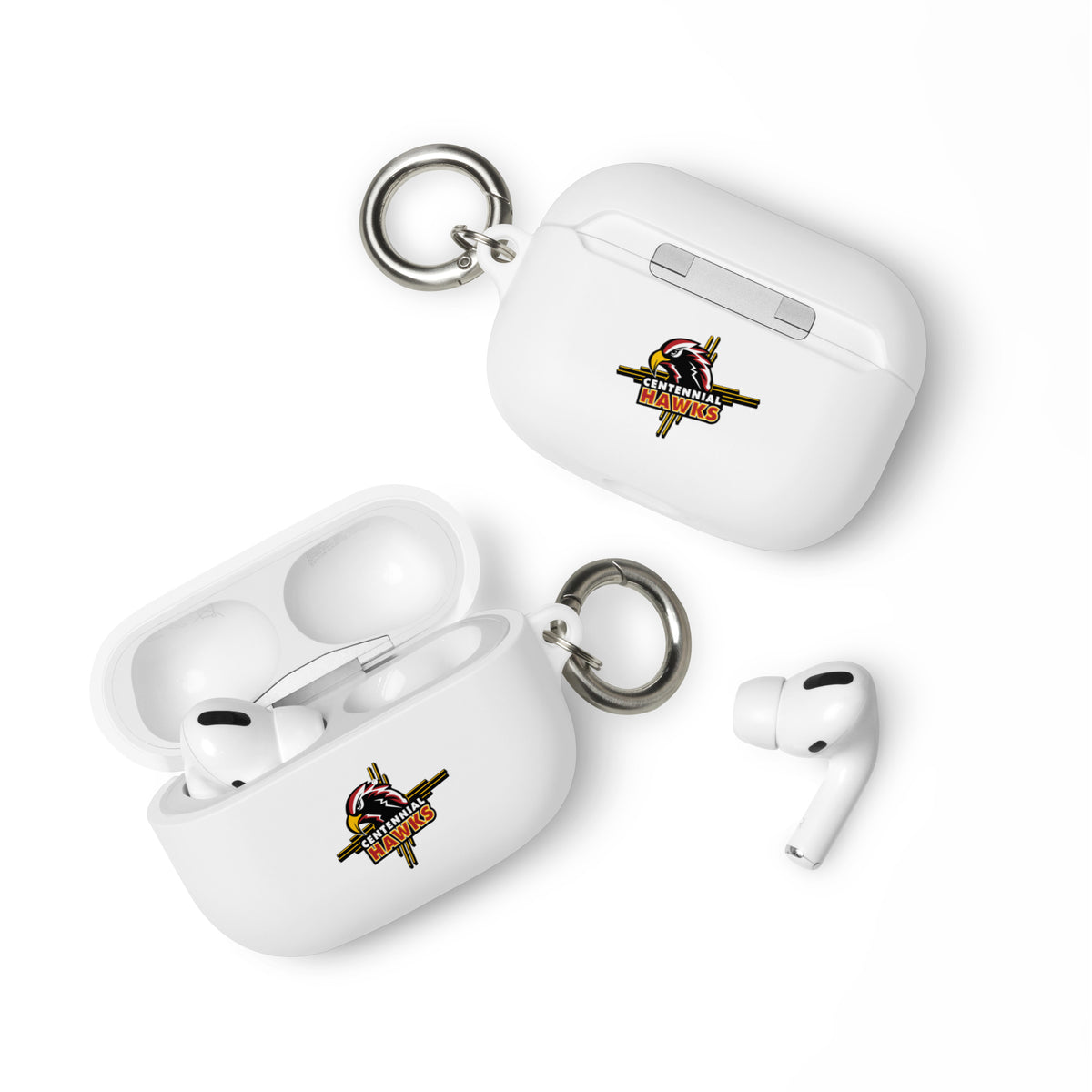 Centennial High School Hawks Logo AirPods and AirPods Pro Protective Case