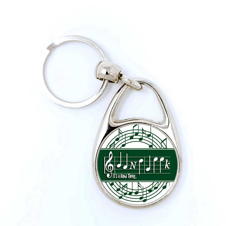 Band Geek Marching Band Music Lover Personalized Keychain - Ragged Apparel Screen Printing and Signs - www.nmshirts.com