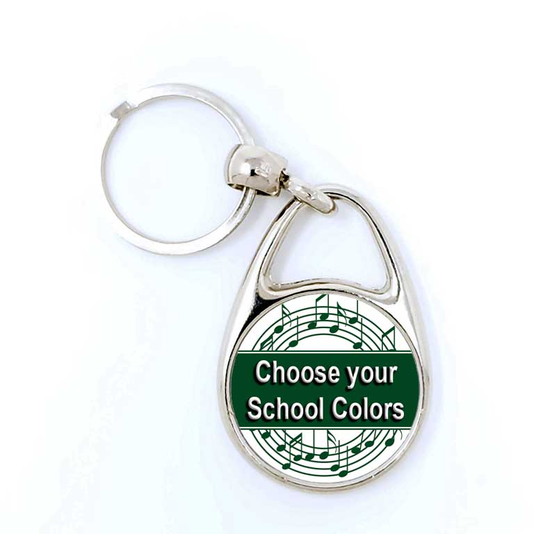 Band Geek Marching Band Music Lover Personalized Keychain - Ragged Apparel Screen Printing and Signs - www.nmshirts.com