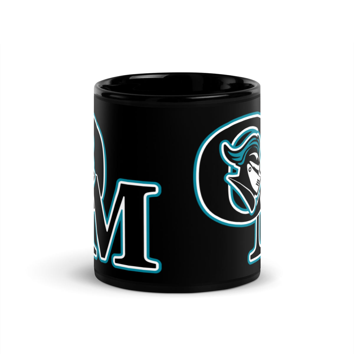 Organ Mountain High School Knights Logo Black Coffee Mug