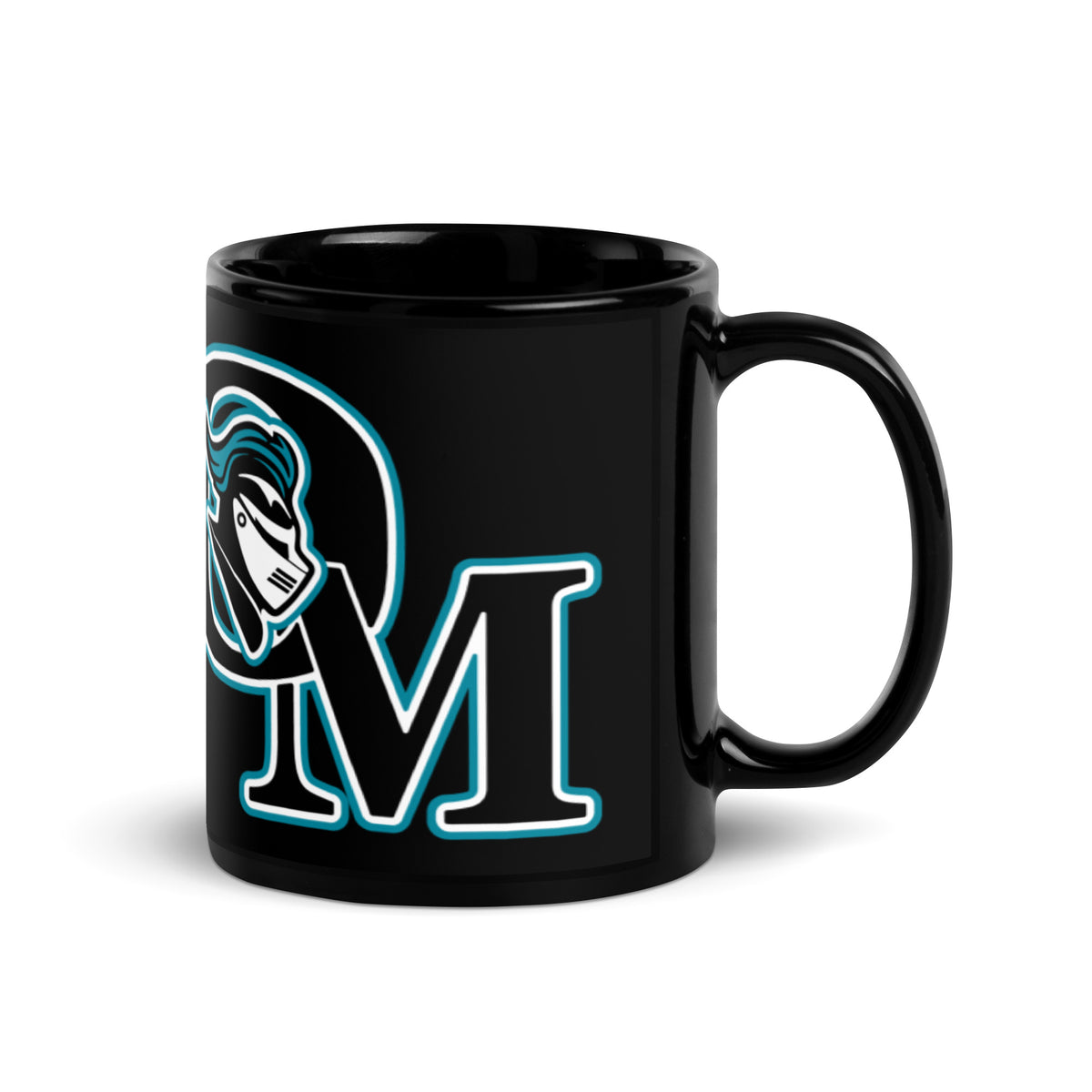 Organ Mountain High School Knights Logo Black Coffee Mug