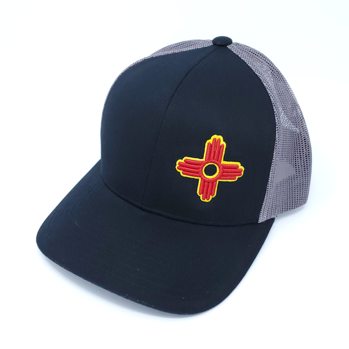 Zia Embroidered Trucker Style Snapback - Ragged Apparel Screen Printing and Signs - www.nmshirts.com