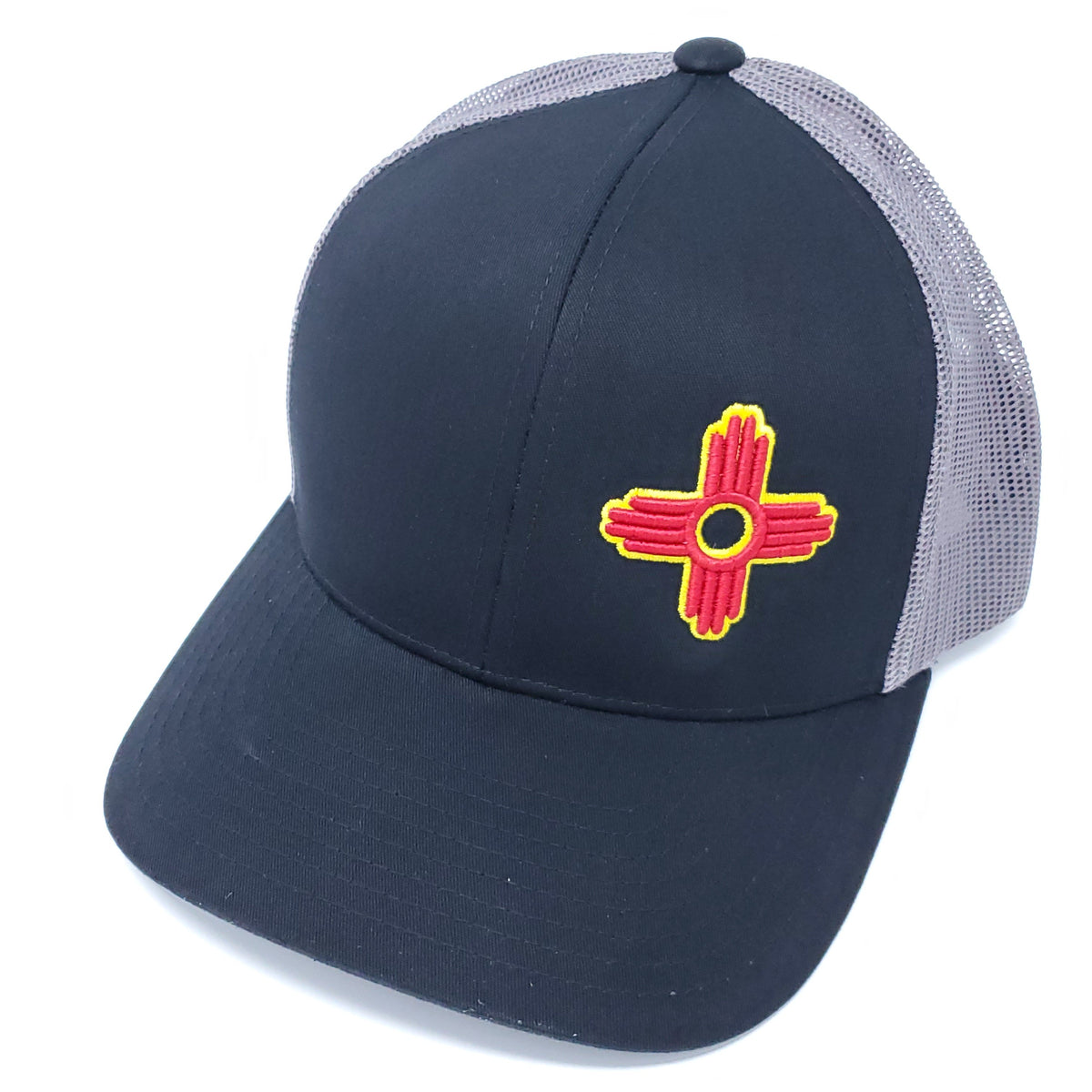 Zia Embroidered Trucker Style Snapback - Ragged Apparel Screen Printing and Signs - www.nmshirts.com