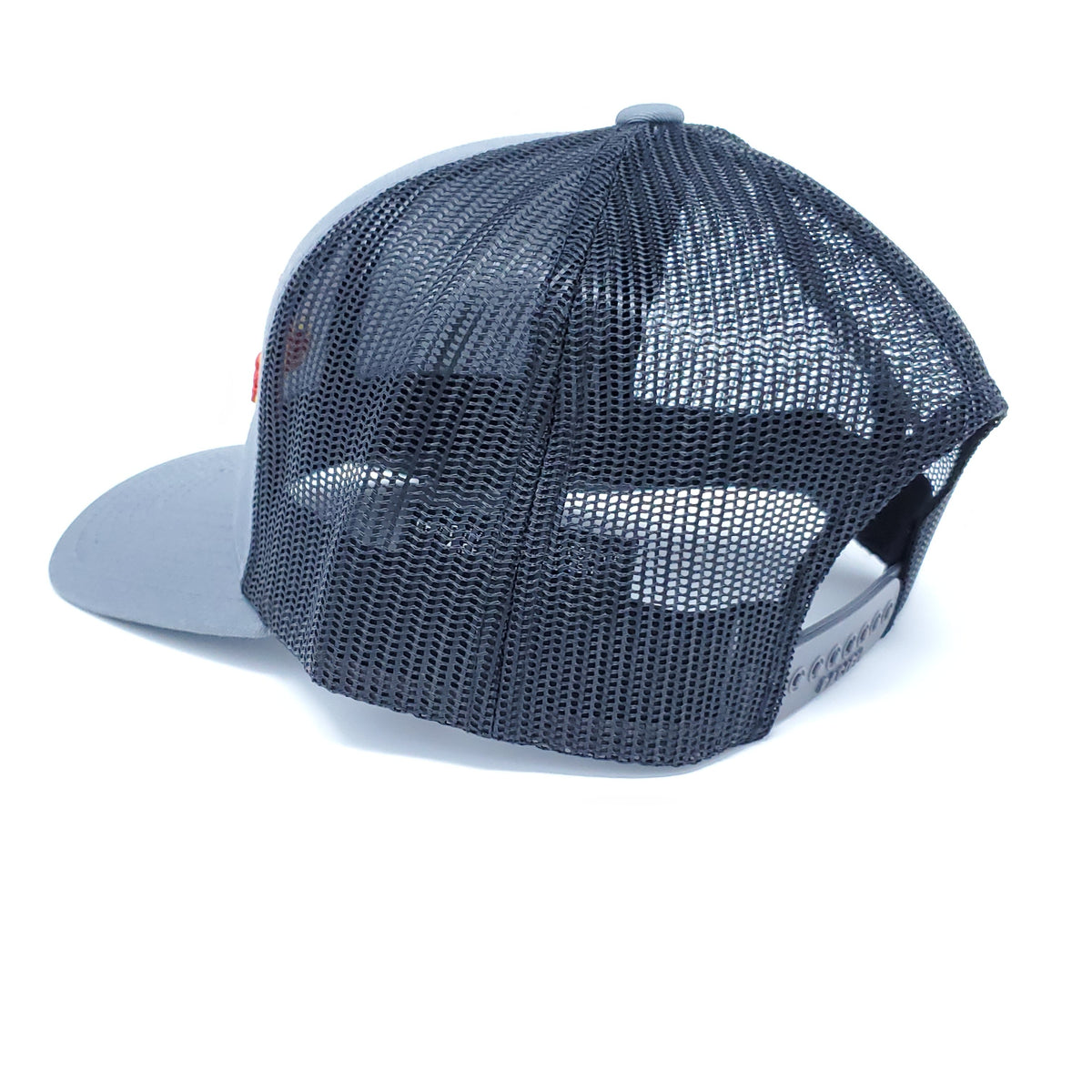 Graphite and Black Embroidered Zia Trucker Style Snapback - Ragged Apparel Screen Printing and Signs - www.nmshirts.com