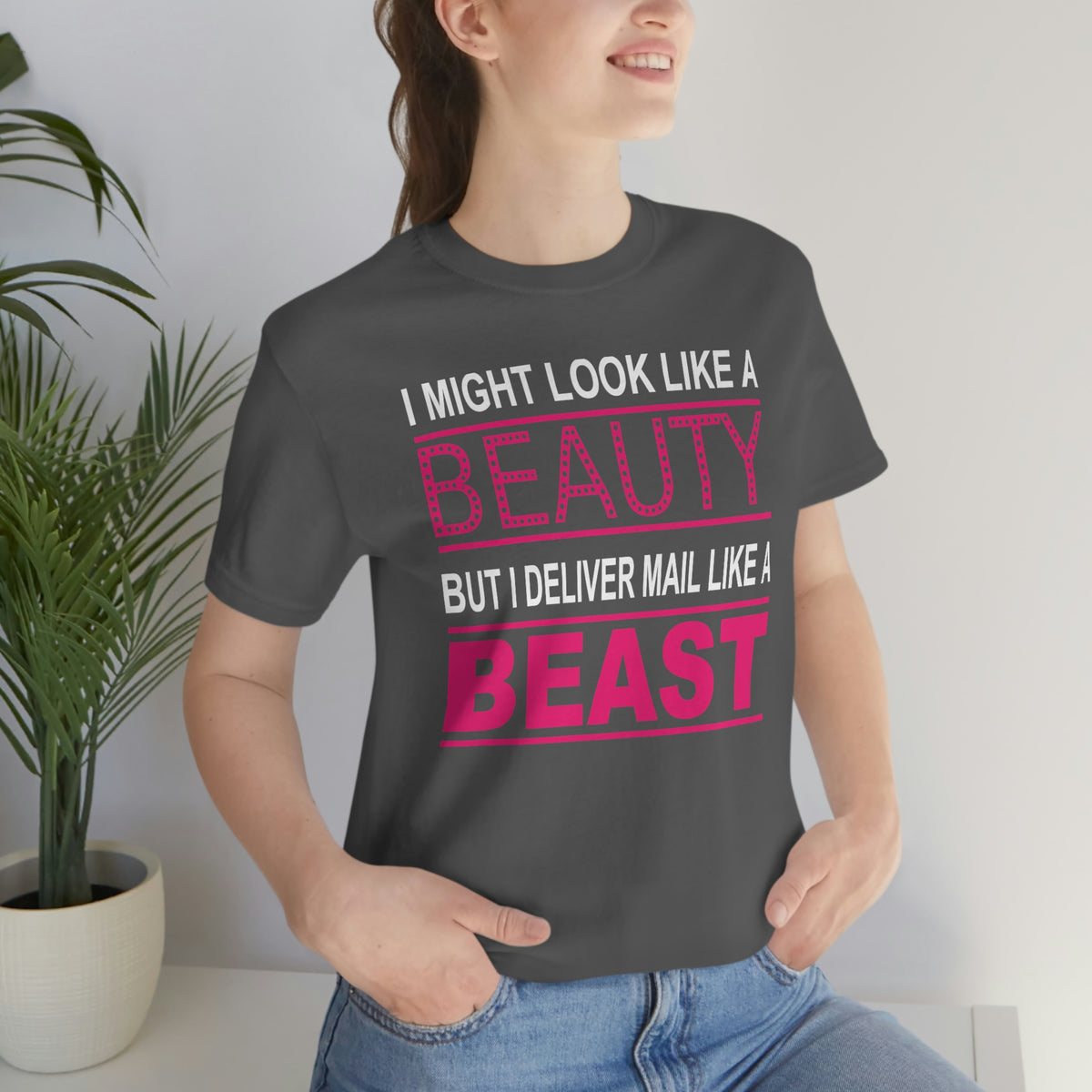 Mail Carrier Deliver Mail Like a Beast T-Shirt