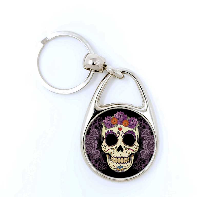 Dia de deals los muertos keychain