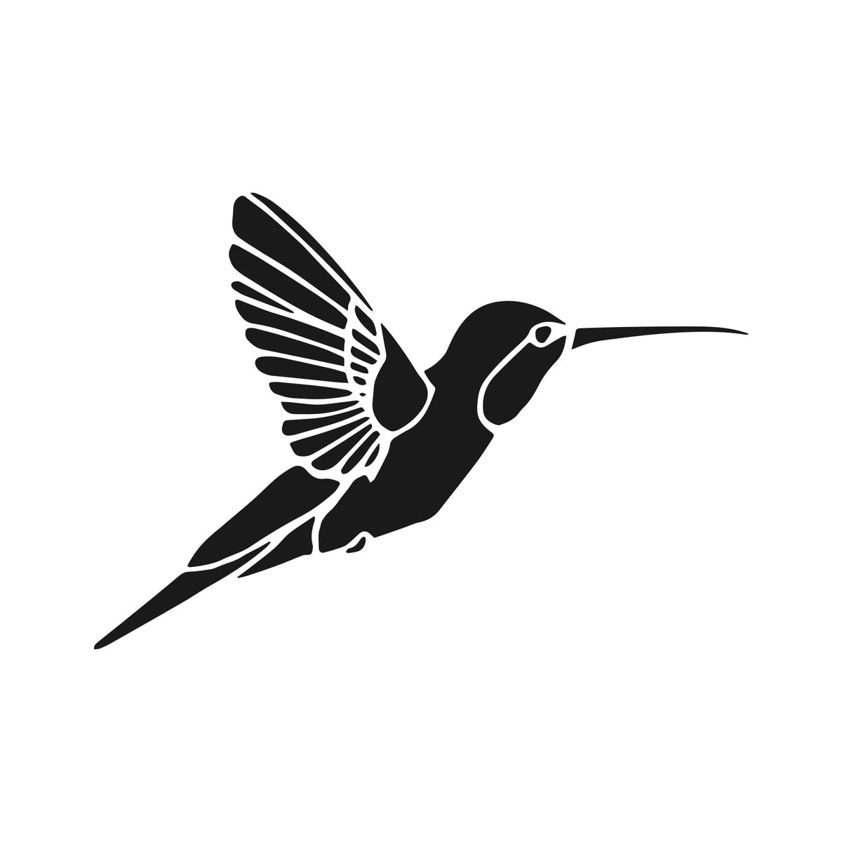 Hummingbird Vinyl Sticker Graphic Decal - Ragged Apparel Screen Printing and Signs - www.nmshirts.com
