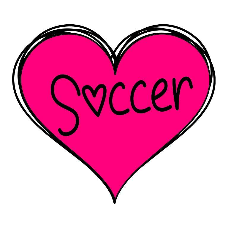 Soccer Heart Graphic Decal - Ragged Apparel Screen Printing and Signs - www.nmshirts.com