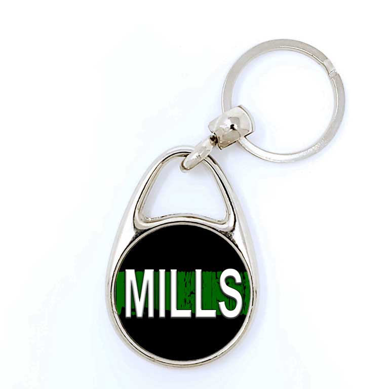 Military Thin Green Line Keychain - Ragged Apparel Screen Printing and Signs - www.nmshirts.com