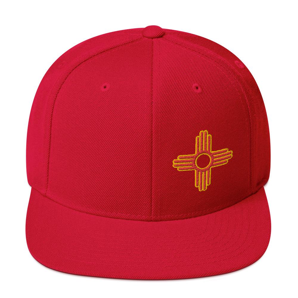 Embroidered Zia Classic Snapback - Ragged Apparel Screen Printing and Signs - www.nmshirts.com