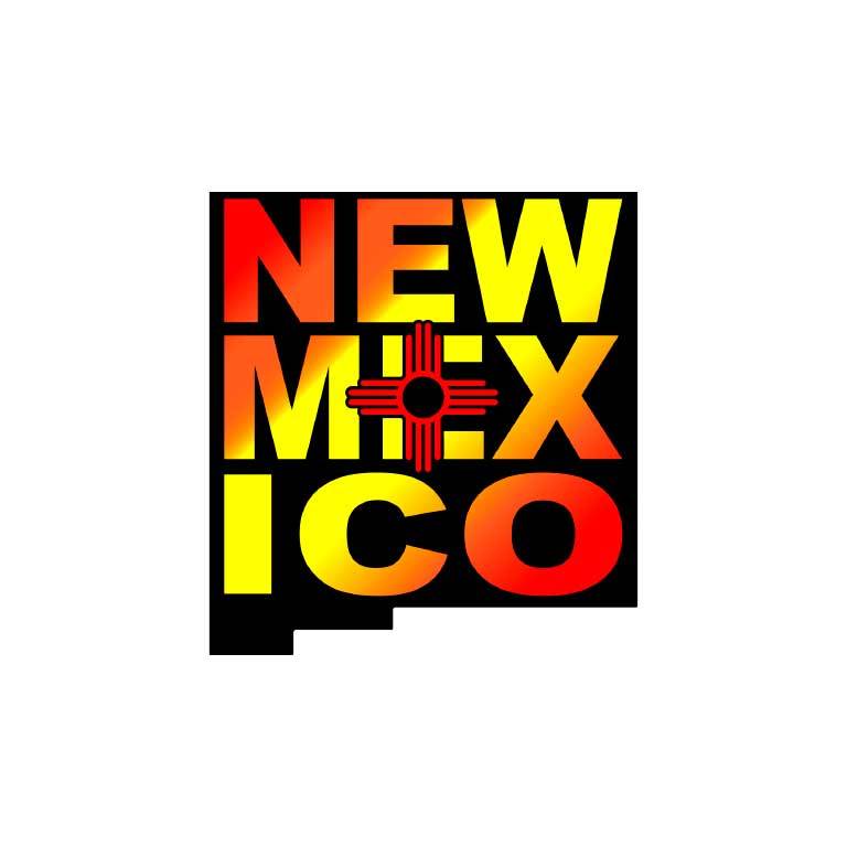 New Mexico State Shape Graphic Decal - Ragged Apparel Screen Printing and Signs - www.nmshirts.com
